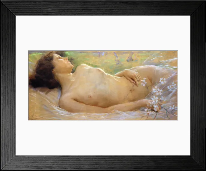 Framed Print : Spring dreams, c. 1895
