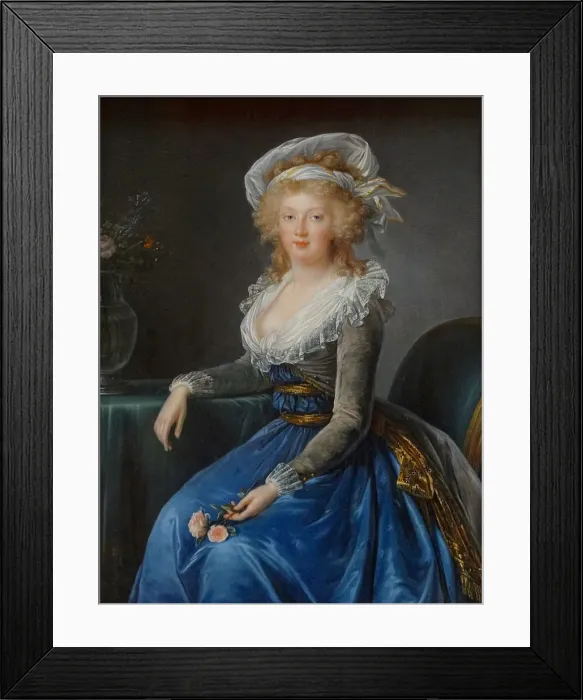 Framed Print : Portrait of Maria Theresa of Naples and Sicily (1772-1807), c. 1790 Framed Print : Portrait of Maria Theresa of Naples and Sicily (1772-1807), c. 1790