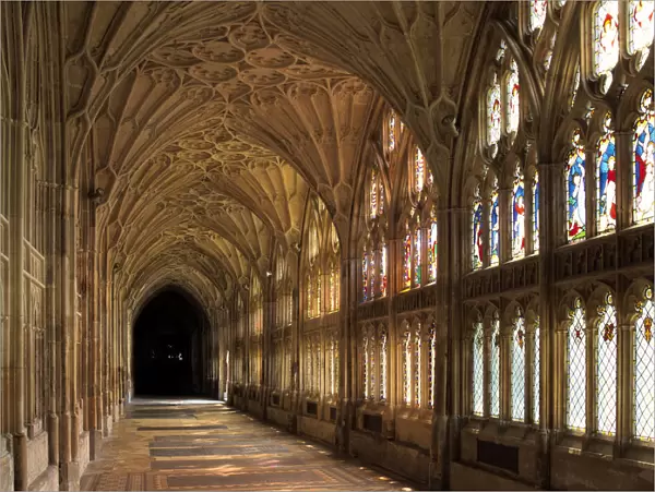 Cloisters of Gloucester Cathedral, late 14th century