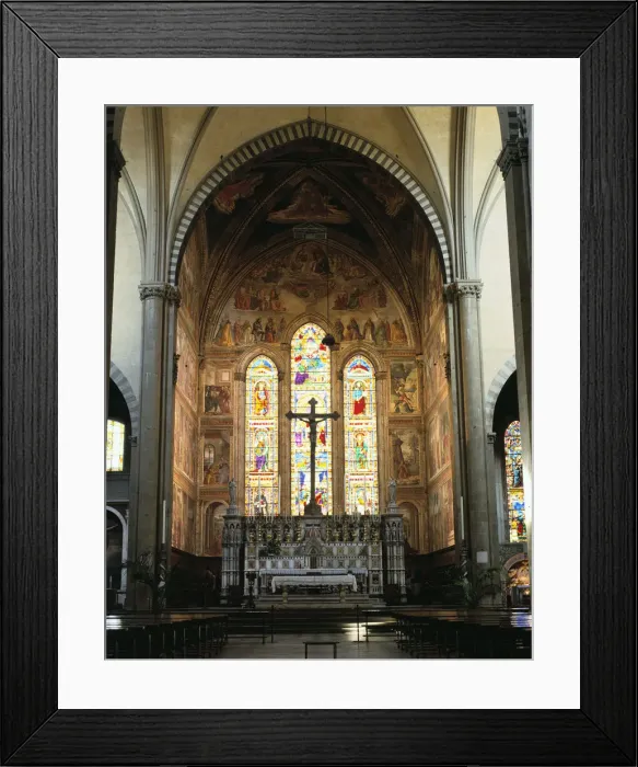 Framed Print : Interior of the church of Santa Maria Novella, Florence, Italy Framed Print : Interior of the church of Santa Maria Novella, Florence, Italy