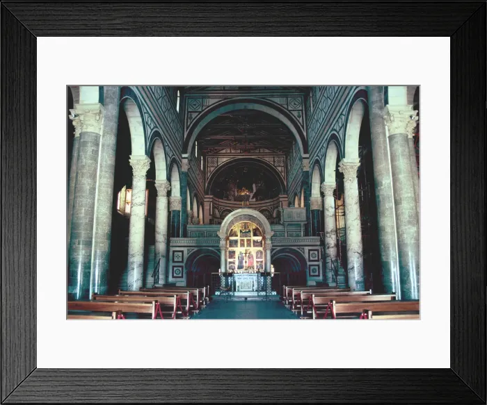 Framed Print : Interior of the Basilica of San Miniato al Monte, Florence, Italy Framed Print : Interior of the Basilica of San Miniato al Monte, Florence, Italy