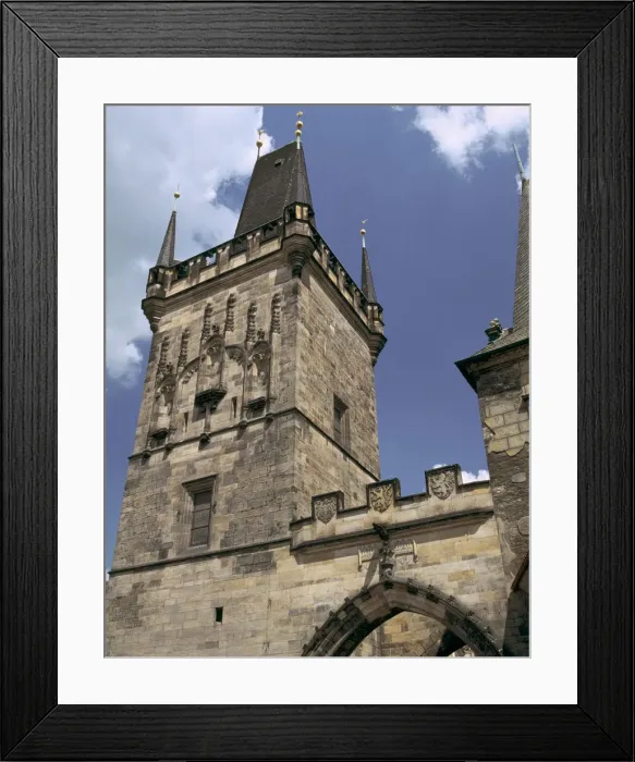 Framed Print : Charles Bridge Tower, Prague, Czech Republic Framed Print : Charles Bridge Tower, Prague, Czech Republic