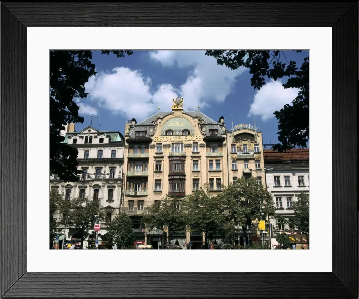 Framed Print : Grand Hotel, Wenceslas Square, Prague, Czech Republic Framed Print : Grand Hotel, Wenceslas Square, Prague, Czech Republic
