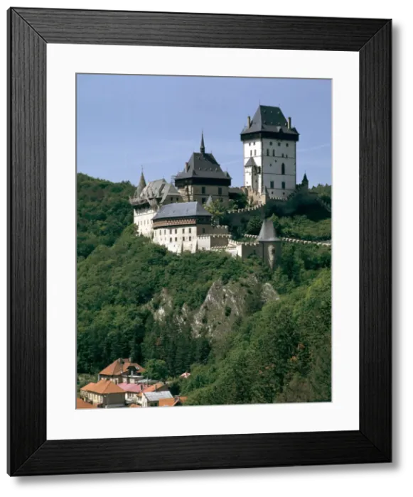 Framed Print : Karlstejn Castle, Czech Republic Framed Print : Karlstejn Castle, Czech Republic