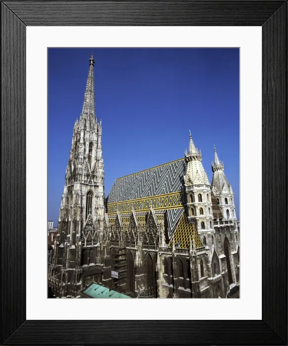 Framed Print : St Stephens Cathedral, (Stephansdom), Vienna, Austria Framed Print : St Stephens Cathedral, (Stephansdom), Vienna, Austria