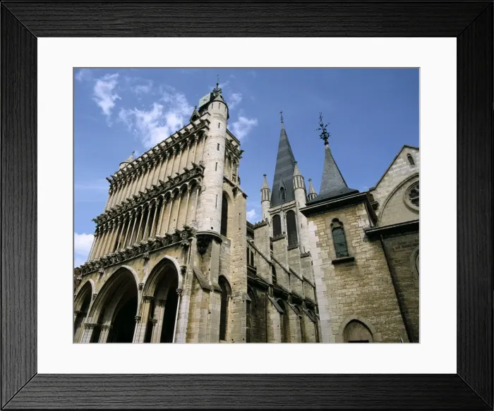 Framed Print : Church of Notre Dame, Dijon, Burgundy, France