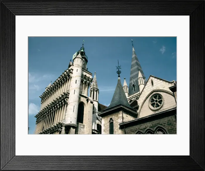 Framed Print : Church of Notre Dame, Dijon, Burgundy, France