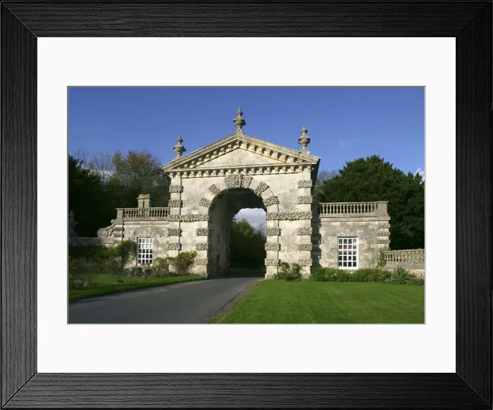 Framed Print : Gateway of the Fonthill Estate, Wiltshire, 2005 Framed Print : Gateway of the Fonthill Estate, Wiltshire, 2005