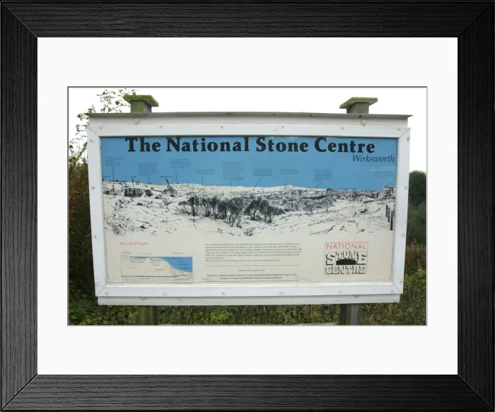 Framed Print : The National Stone Centre, Derbyshire, 2005 Framed Print : The National Stone Centre, Derbyshire, 2005