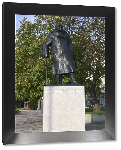 Sir Winston Churchill memorial statue, Parliament Square, London, 2005