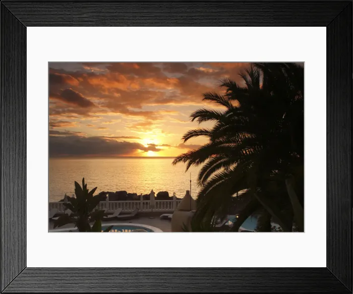 Framed Print : Sunset, Arguineguin, Gran Canaria, Canary Islands, Spain Framed Print : Sunset, Arguineguin, Gran Canaria, Canary Islands, Spain