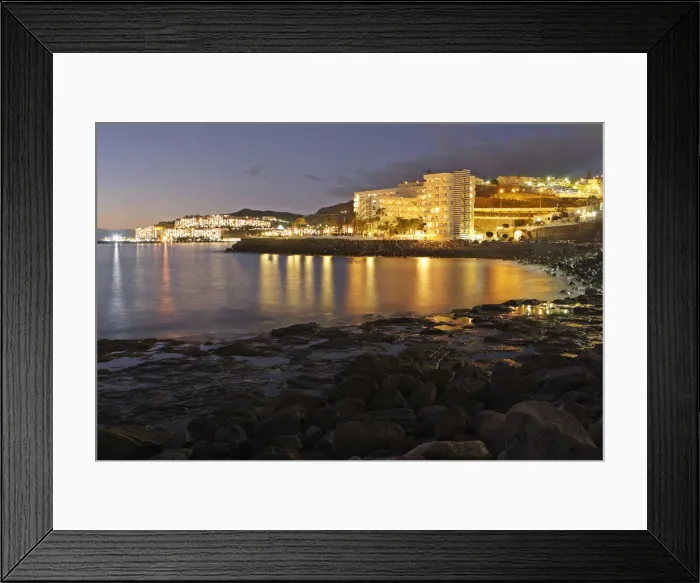 Framed Print : Looking towards Patalavaca from Arguineguin, Gran Canaria, Canary Islands, Spain Framed Print : Looking towards Patalavaca from Arguineguin, Gran Canaria, Canary Islands, Spain