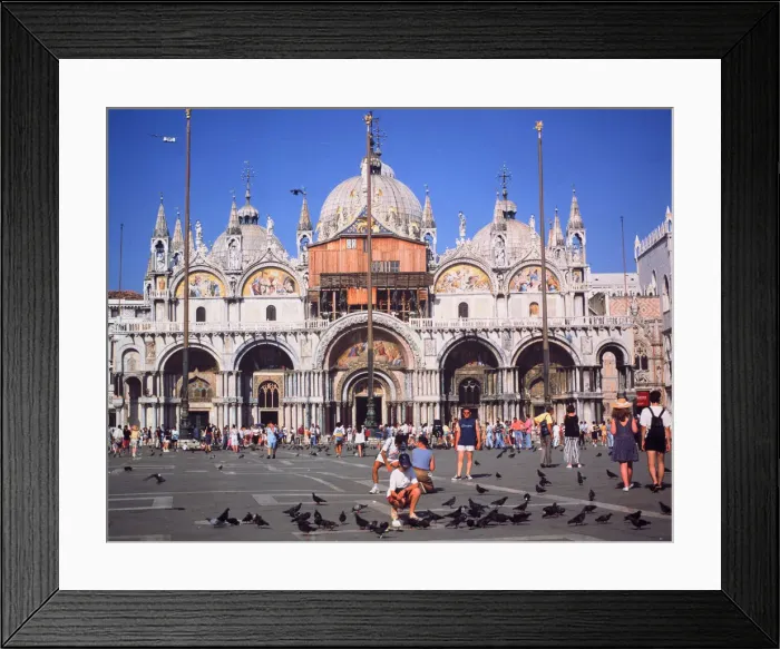 Framed Print : St Marks Square and Basilica, Venice, Italy Framed Print : St Marks Square and Basilica, Venice, Italy