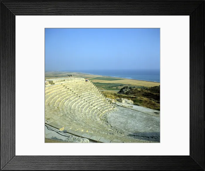 Framed Print : Ancient Roman theatre, Curium, Limassol, Cyprus