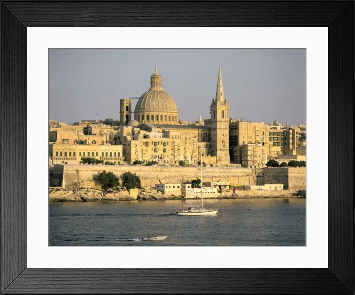 Framed Print : Valletta, Malta Framed Print : Valletta, Malta