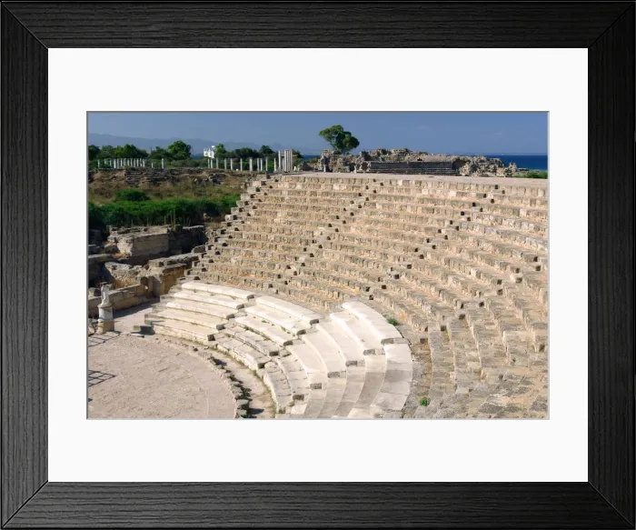 Framed Print : Roman theatre, Salamis, North Cyprus Framed Print : Roman theatre, Salamis, North Cyprus