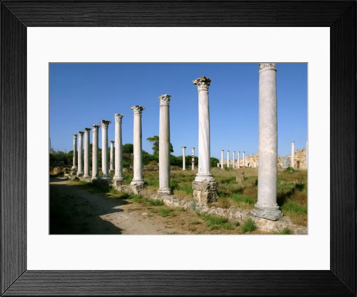 Framed Print : Roman columns, Salamis, North Cyprus Framed Print : Roman columns, Salamis, North Cyprus