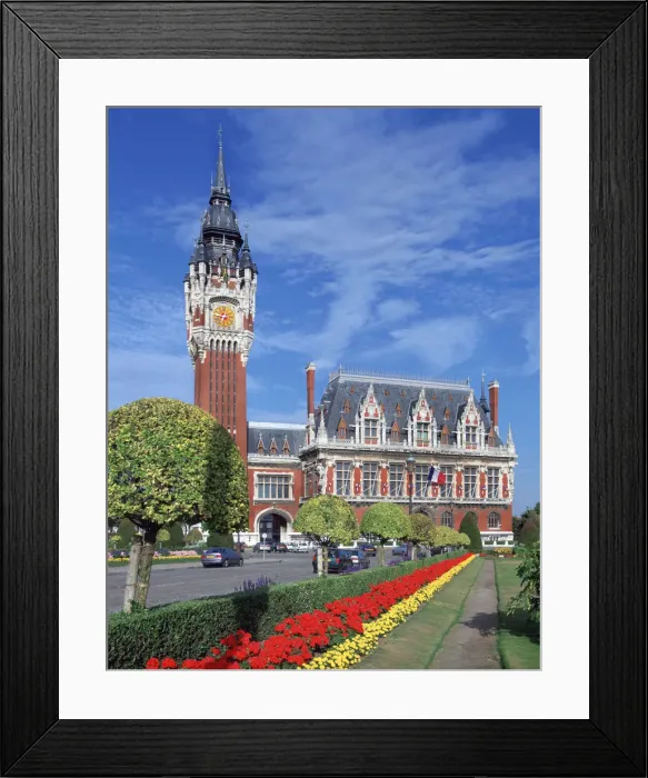Framed Print : Town Hall, Calais, France Framed Print : Town Hall, Calais, France