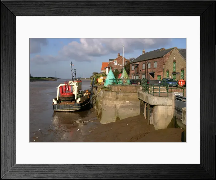 Framed Print : River Great Ouse, Kings Lynn, Norfolk Framed Print : River Great Ouse, Kings Lynn, Norfolk