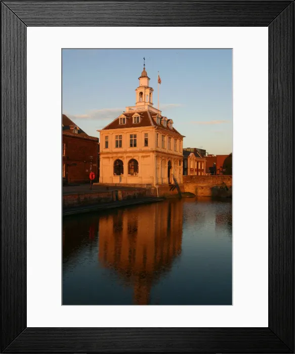 Framed Print : Custom House at dusk, Purfleet, Kings Lynn, Norfolk Framed Print : Custom House at dusk, Purfleet, Kings Lynn, Norfolk