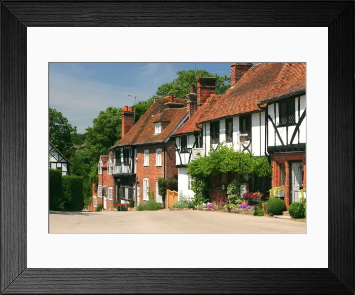 Framed Print : Street in Chilham, Kent Framed Print : Street in Chilham, Kent