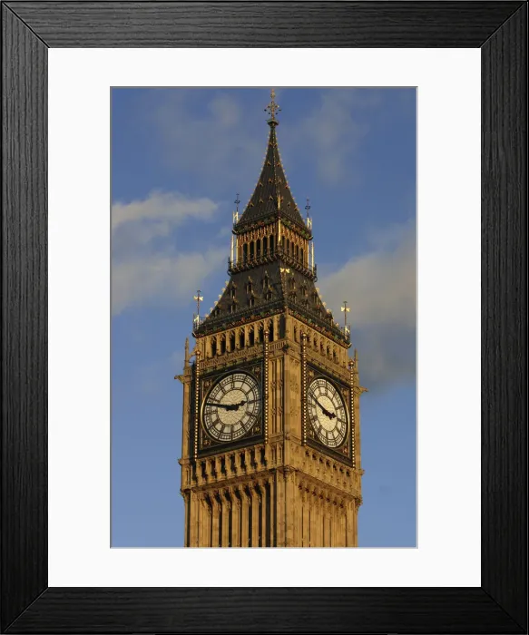 Framed Print : Big Ben, Westminster, London Framed Print : Big Ben, Westminster, London