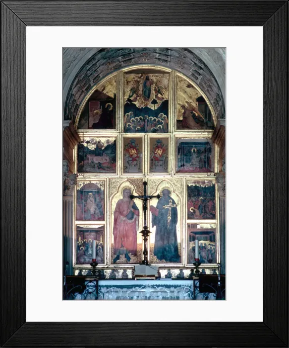 Framed Print : Interior of the Basilica of San Miniato al Monte, Florence, Italy Framed Print : Interior of the Basilica of San Miniato al Monte, Florence, Italy
