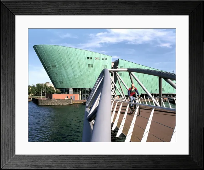 Framed Print : New Metropolis (NEMO), Amsterdam, Netherlands Framed Print : New Metropolis (NEMO), Amsterdam, Netherlands