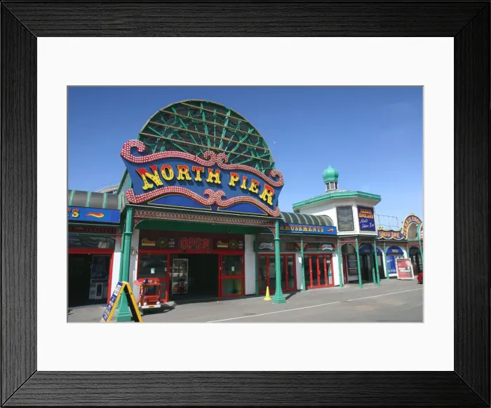 Framed Print : North Pier, Blackpool, Lancashire Framed Print : North Pier, Blackpool, Lancashire