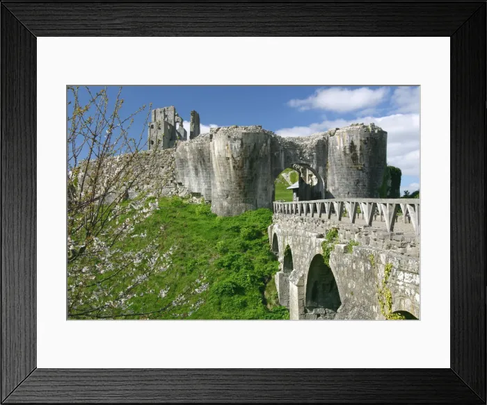 Framed Print : Corfe Castle, Dorset Framed Print : Corfe Castle, Dorset
