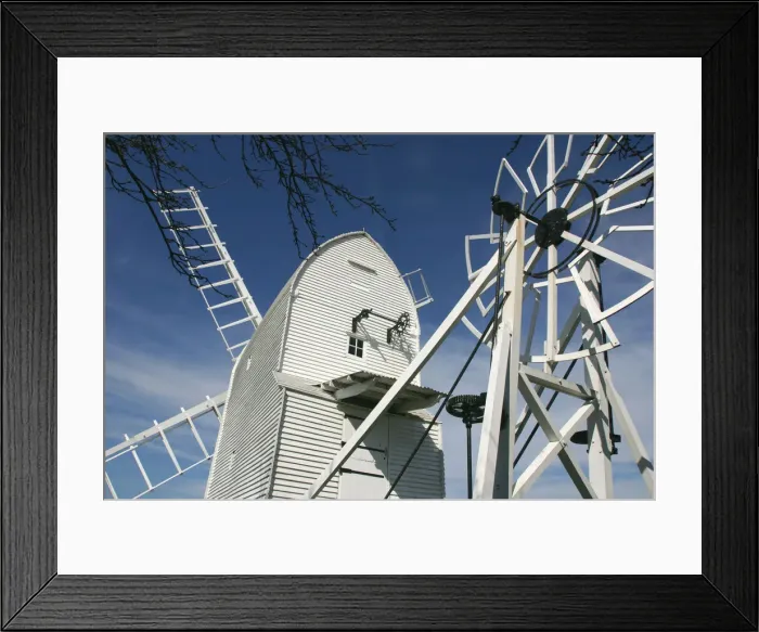 Framed Print : Post mill, Great Chishill, Cambridgeshire Framed Print : Post mill, Great Chishill, Cambridgeshire