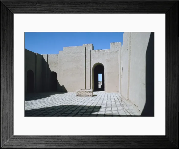 Framed Print : Temple of Nin Makh, Babylon, Iraq, 1977 Framed Print : Temple of Nin Makh, Babylon, Iraq, 1977