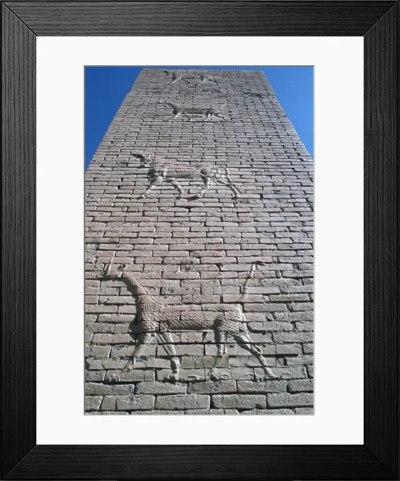 Framed Print : Ishtar Gate, Babylon, Iraq Framed Print : Ishtar Gate, Babylon, Iraq