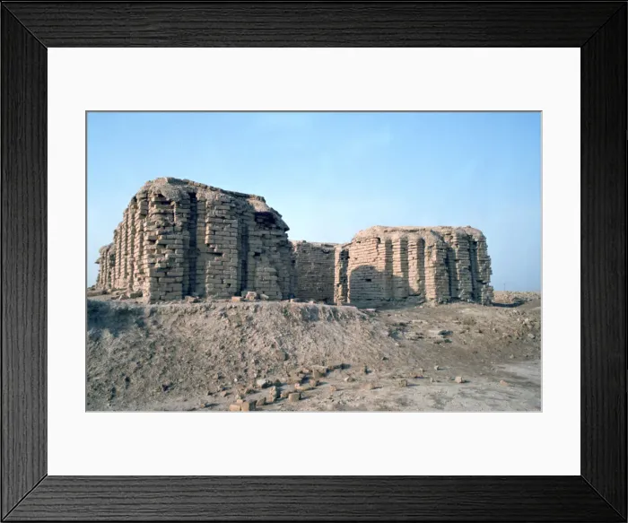 Framed Print : Shrine of Justice, Ur, Iraq, 1977 Framed Print : Shrine of Justice, Ur, Iraq, 1977