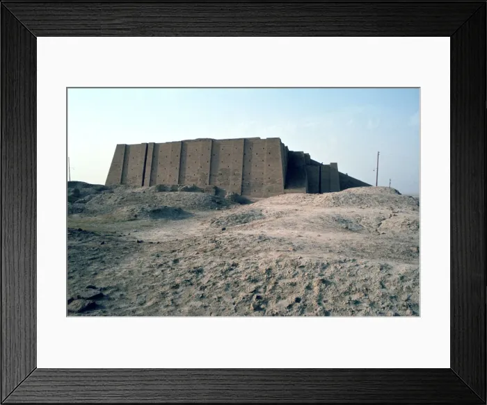 Framed Print : Great Ziggurat of Ur, Iraq, 1977 Framed Print : Great Ziggurat of Ur, Iraq, 1977