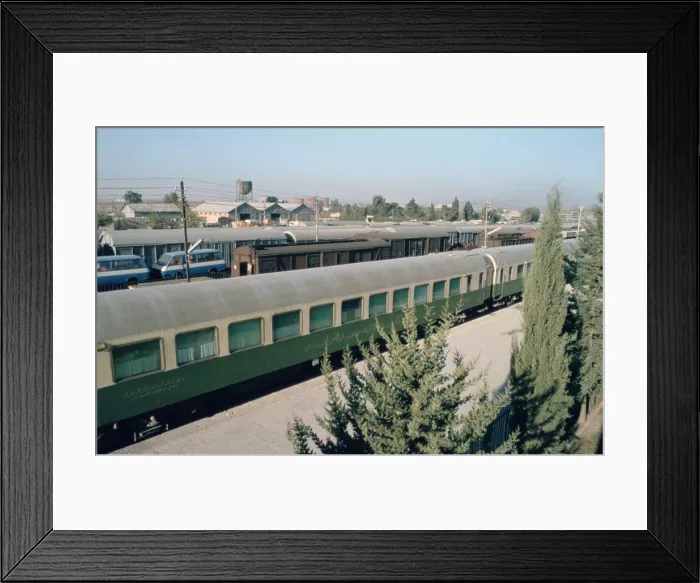 Framed Print : Railway station where Agatha Christie arrived, Mosul, Iraq, 1977 Framed Print : Railway station where Agatha Christie arrived, Mosul, Iraq, 1977