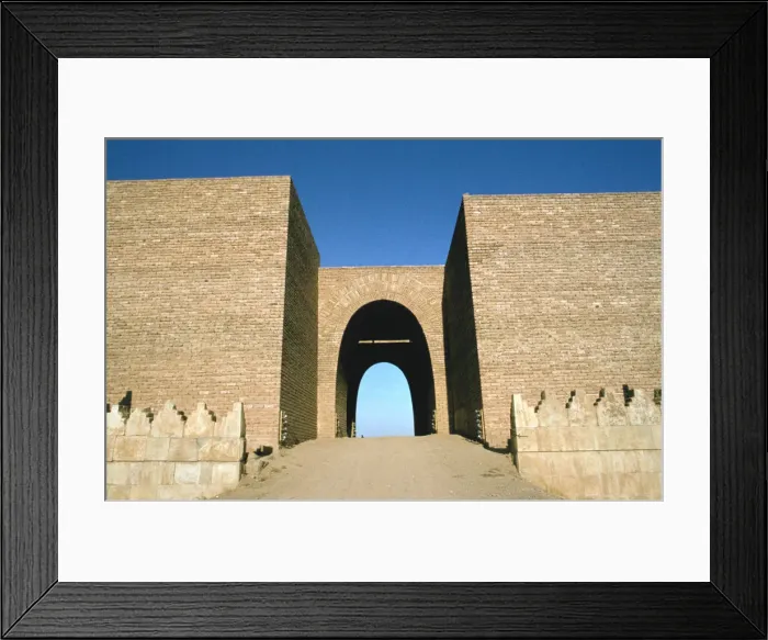 Framed Print : Mashki Gate, Nineveh, Iraq, 1977 Framed Print : Mashki Gate, Nineveh, Iraq, 1977