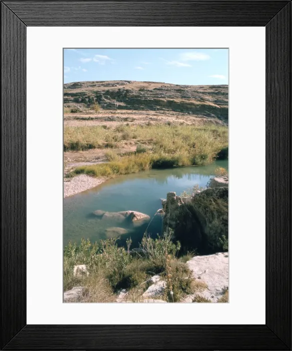 Framed Print : Sunken Assyrian sculpture, Bavian, Iraq, 1977 Framed Print : Sunken Assyrian sculpture, Bavian, Iraq, 1977