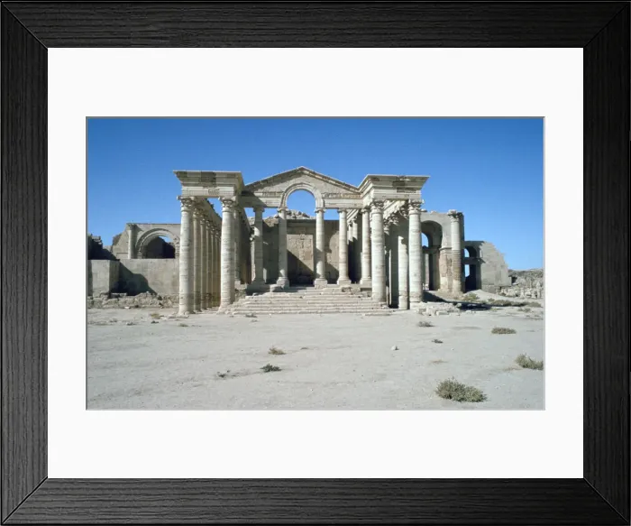 Framed Print : Hellenistic temple, Hatra (Al-Hadr), Iraq, 1977 Framed Print : Hellenistic temple, Hatra (Al-Hadr), Iraq, 1977