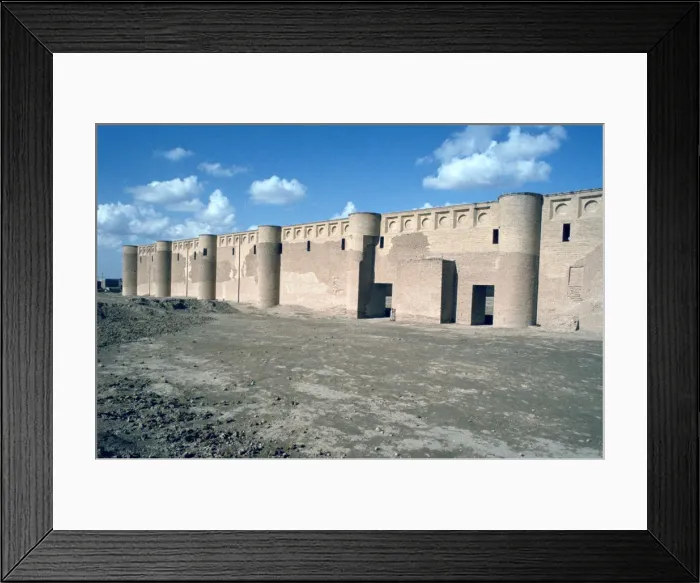 Framed Print : Walls of the Friday Mosque, Samarra, Iraq, 1977 Framed Print : Walls of the Friday Mosque, Samarra, Iraq, 1977