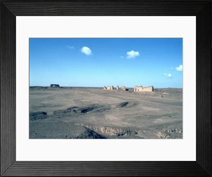 Framed Print : Ruins of the Caliphs Palace, Samarra, Iraq, 1977 Framed Print : Ruins of the Caliphs Palace, Samarra, Iraq, 1977