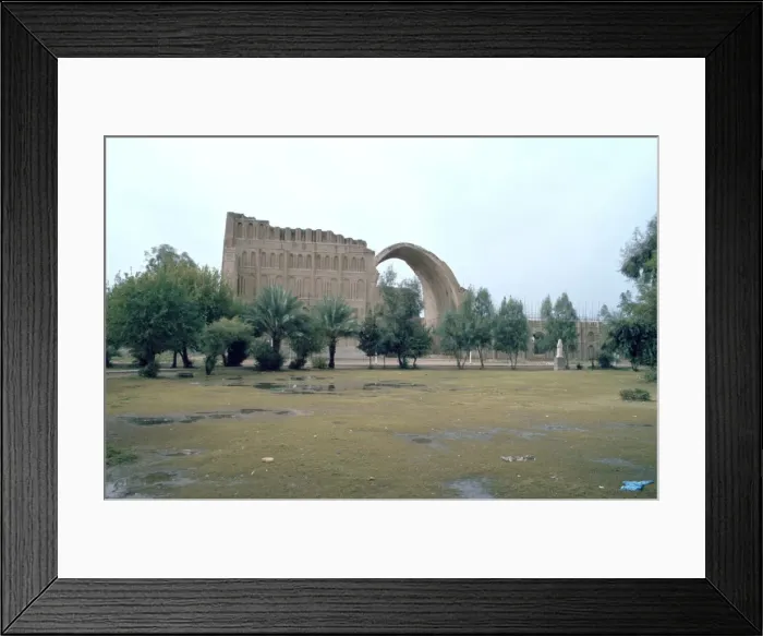 Framed Print : Sassanian Arch, Ctesiphon, Iraq, 1977 Framed Print : Sassanian Arch, Ctesiphon, Iraq, 1977