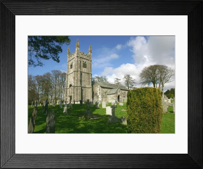 Framed Print : Lydford Church, Devon