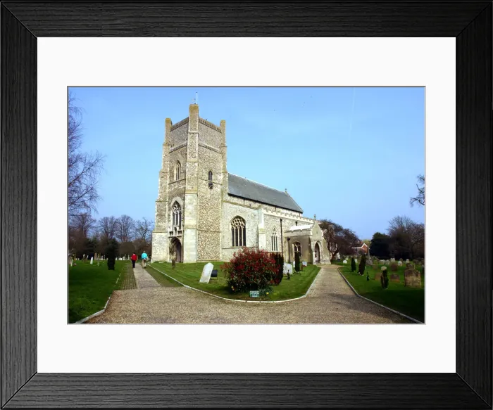 Framed Print : Orford Church, Suffolk Framed Print : Orford Church, Suffolk