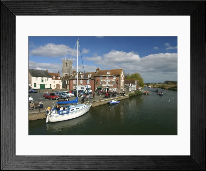 Framed Print : Waterfront at Wareham, Dorset Framed Print : Waterfront at Wareham, Dorset