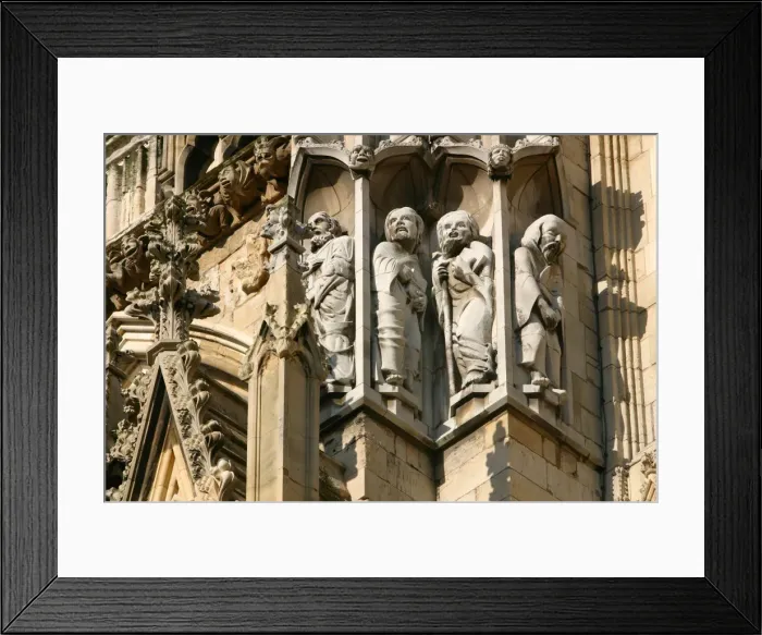 Framed Print : Detail of stonework, York Minster, North Yorkshire Framed Print : Detail of stonework, York Minster, North Yorkshire