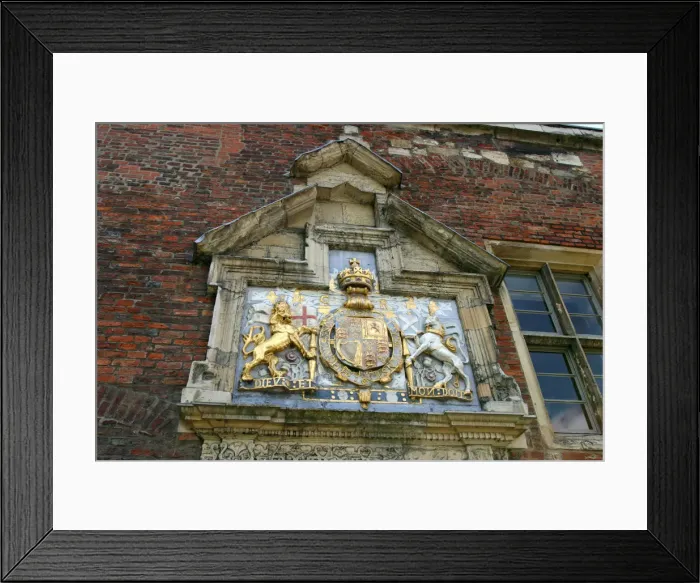 Framed Print : Coat of arms of Charles I, York, North Yorkshire Framed Print : Coat of arms of Charles I, York, North Yorkshire