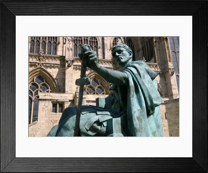 Framed Print : Statue of Constantine the Great, York, North Yorkshire Framed Print : Statue of Constantine the Great, York, North Yorkshire