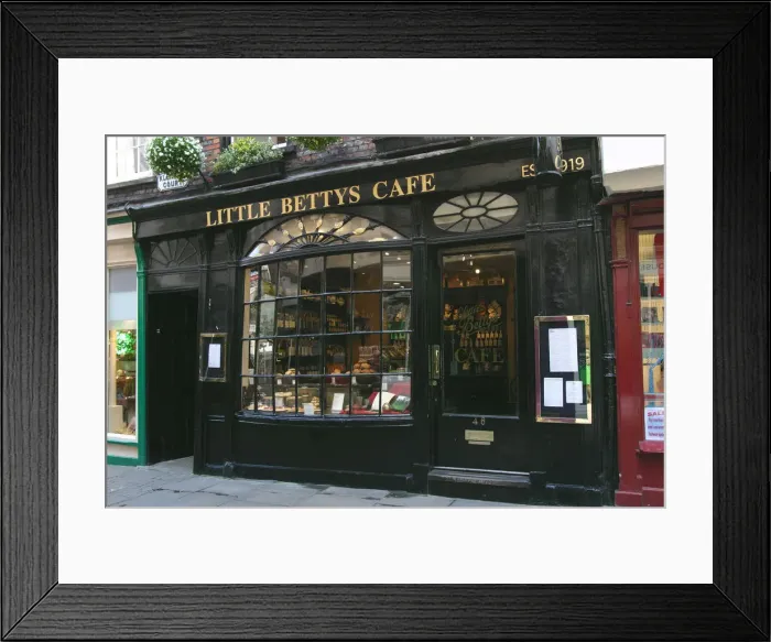 Framed Print : Little Bettys Cafe, York, North Yorkshire Framed Print : Little Bettys Cafe, York, North Yorkshire