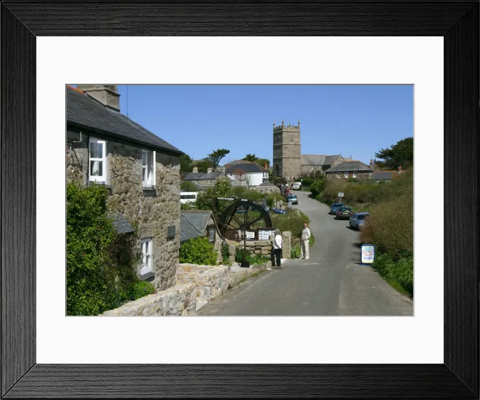 Framed Print : Zennor, Cornwall, England Framed Print : Zennor, Cornwall, England